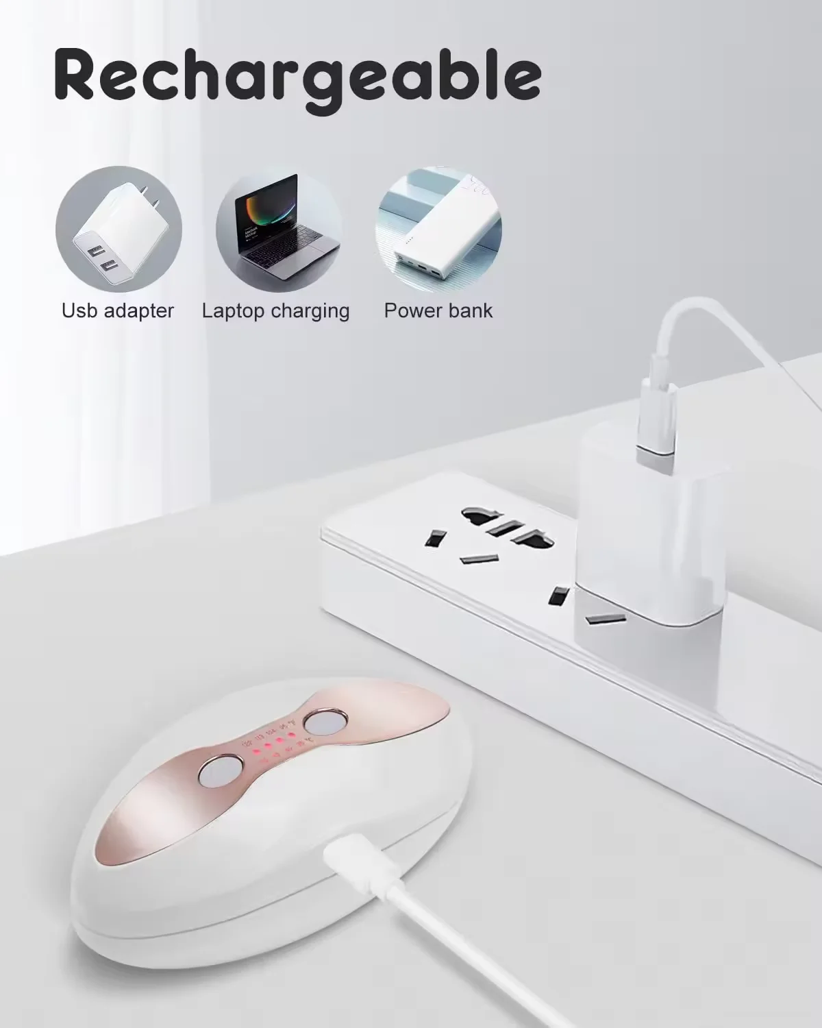 المكتبة الذكية 2024 فينيتك الرائجة إزالة تجاعيد الشفاه والتدفئة الممتلئة العناية بالشفاه جهاز الجمال Led قناع الشفاه #5