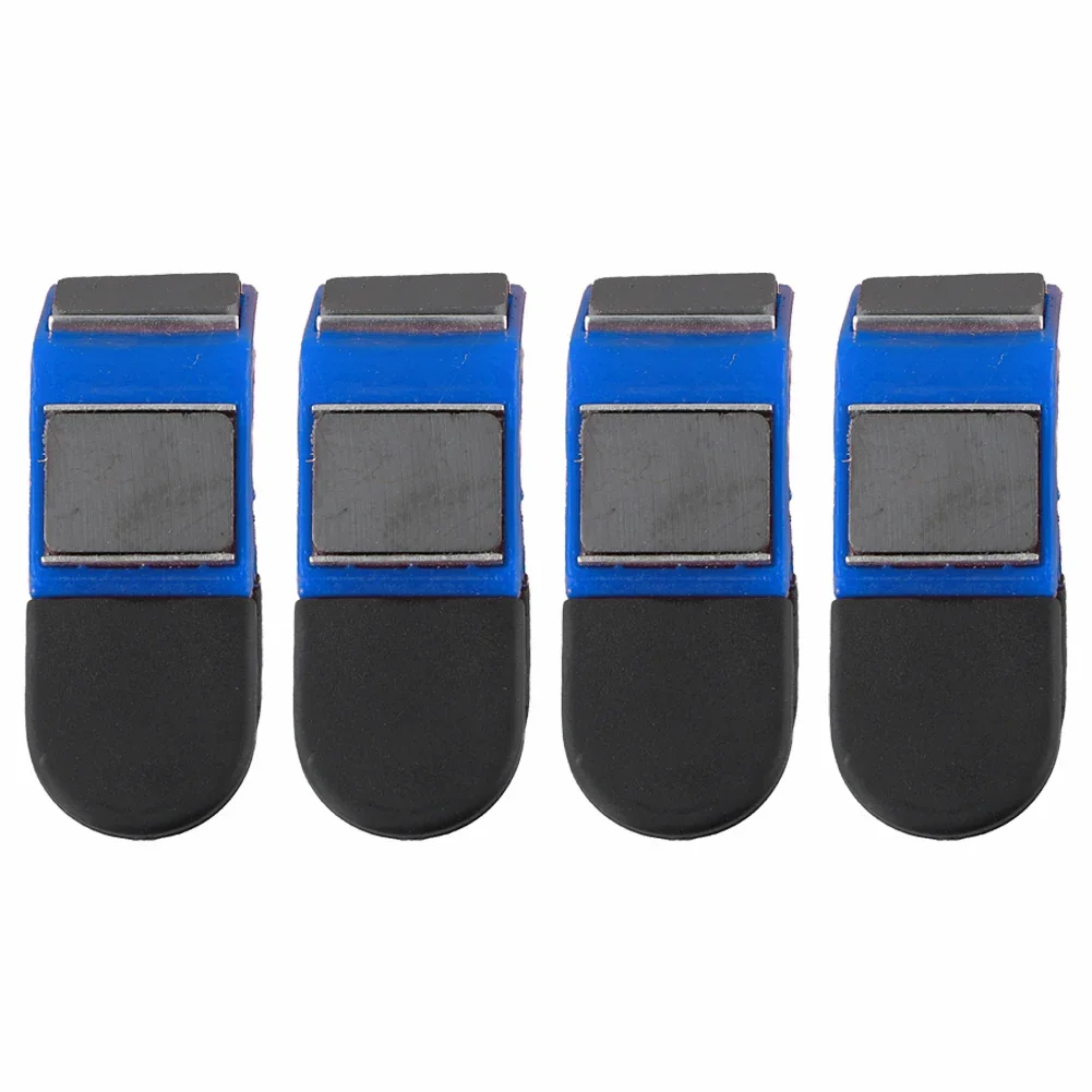 4pcs Paint Brush Holder Clip For Painter Builder Home Improvement Plastic Magnetic Paint Brush Holder Clips Tin Opener DIY Tools
