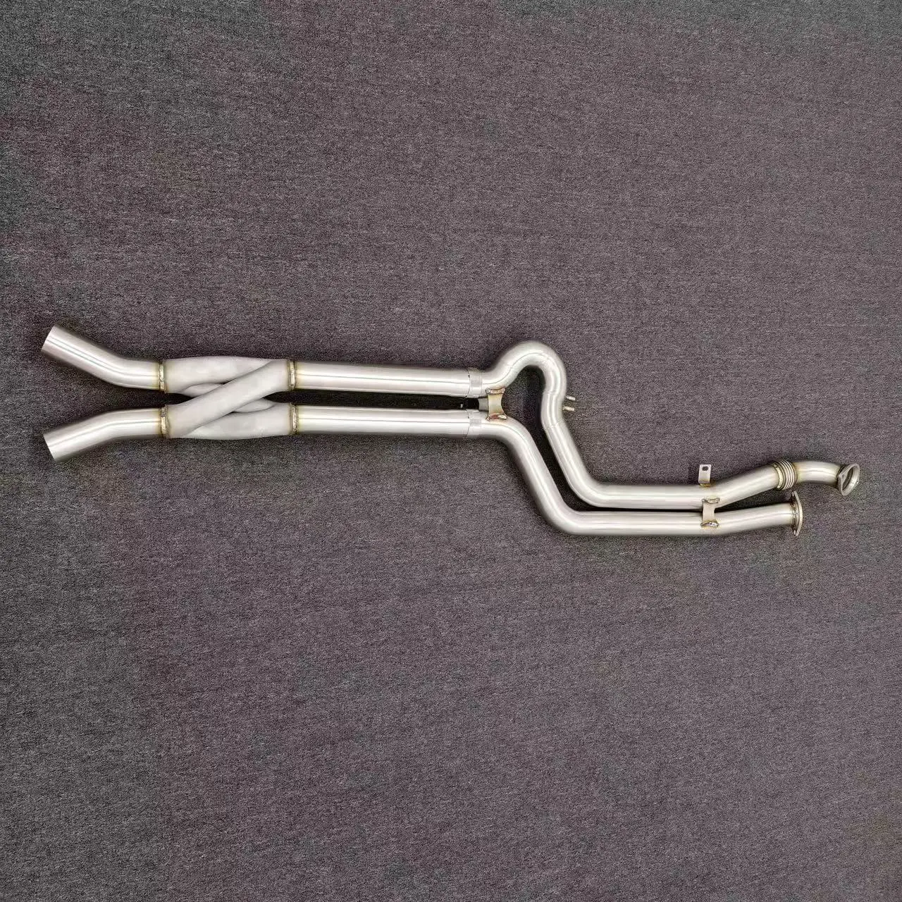 ACE Gleichlängen-Midpipe für BMW M3 G80 M4 G82 M2 G87 3.0T S58 mit Z-Rohr, freier Durchfluss, 70mm/2,5 Zoll Midpipe-Auspuffsysteme – Detail 9
