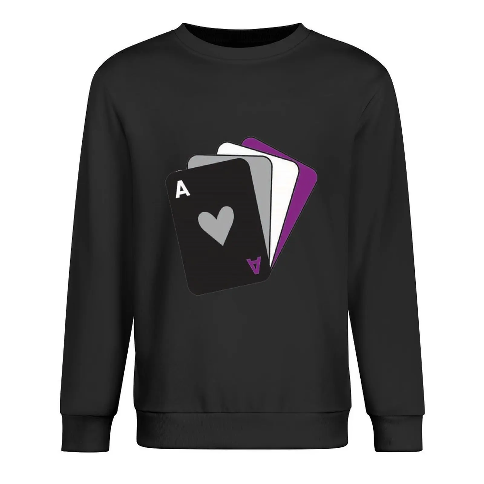 

Ace of Hearts Pullover graphic t shirts men tracksuits mens designer clothes clothes for men men sweatshirt