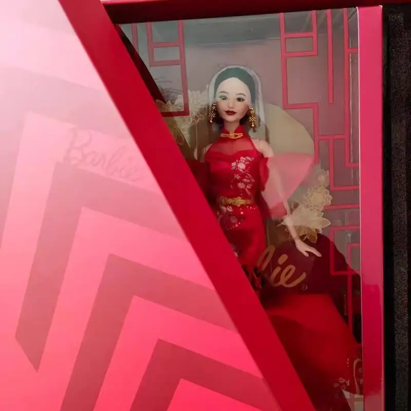 Bonecas barbie venda quente barbie edição limitada de ano novo mei shaoxin hua estilo chinês coleção caixa de presente coleção presente