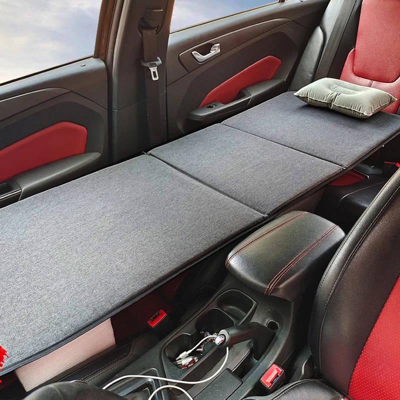 Cama modificada multifunción para coche, cama plegable portátil para acampar, asiento trasero de coche, cama de viaje para copiloto