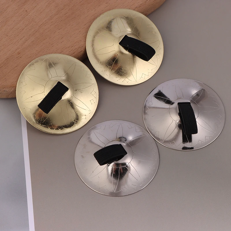 1 زوج النحاس إصبع الصنج الصغيرة إصبع الصنج الرقص الشرقي الصنج الصغيرة آلة موسيقية الصحون لحزب راقصة