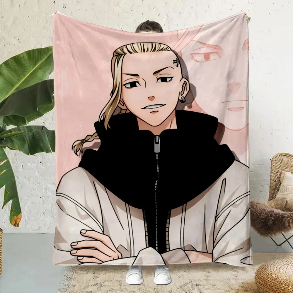 

Japanes Anime Tokyo Revengers Print Blanket Picnic Blankets Warm Blanket Soft and Comfortable Blanket Home Travel Birthday Gift