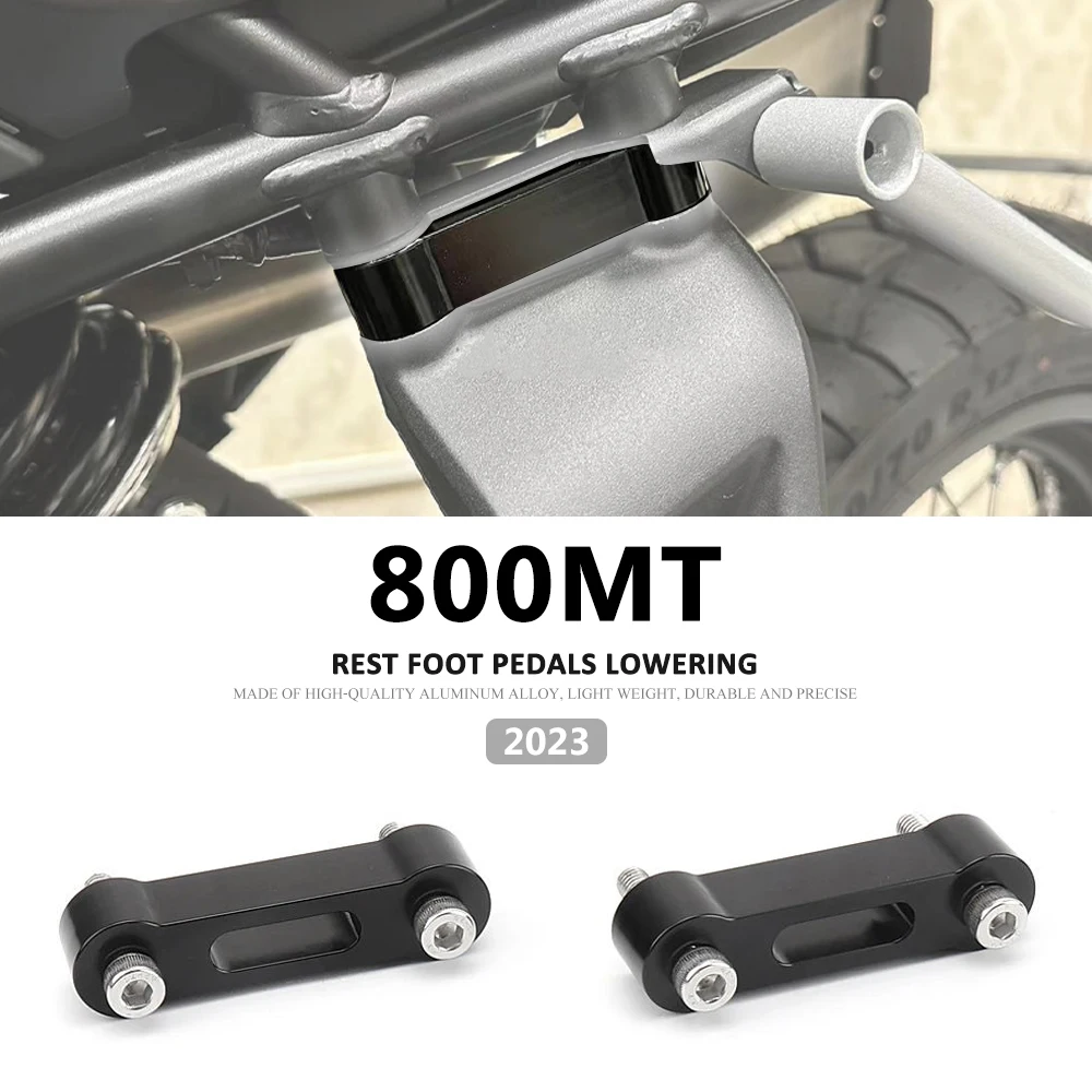 

Motorcycle Aluminum Rear Foot Peg Rest Footpegs Lowering Kit Bracket 20mm For CFMOTO 800 MT 800MT 800Mt 800mt 2023 2024