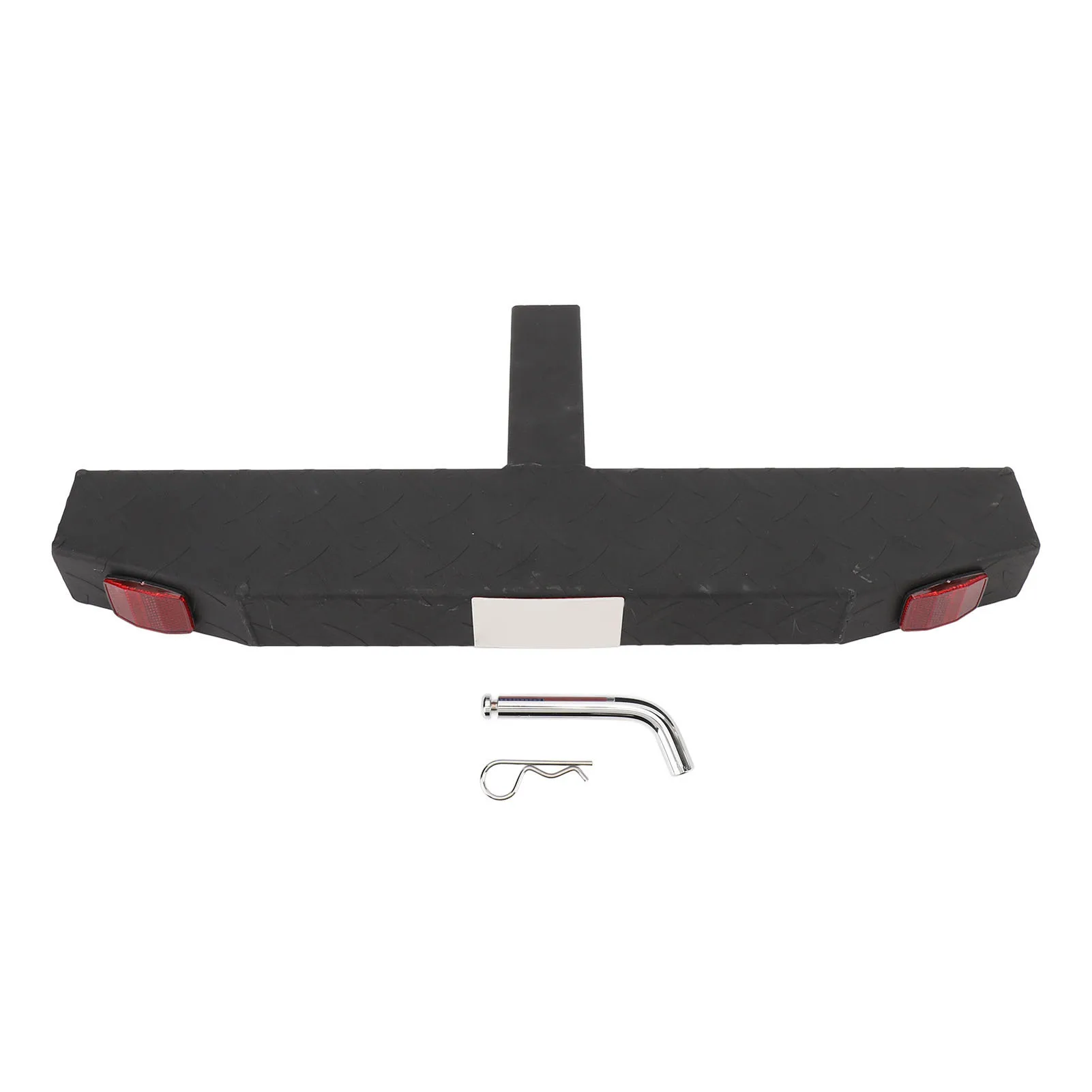 Hitch Step 600lbs Maximum Load 2in Receiver Hitch Step with 5/8in Pin Reflective Stripe for Car SUV Pickup Truck RV Hitch Step