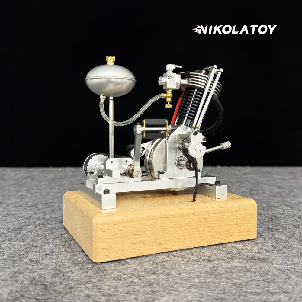 A miniature motorcycle single cylinder engine model that even beginners can play with