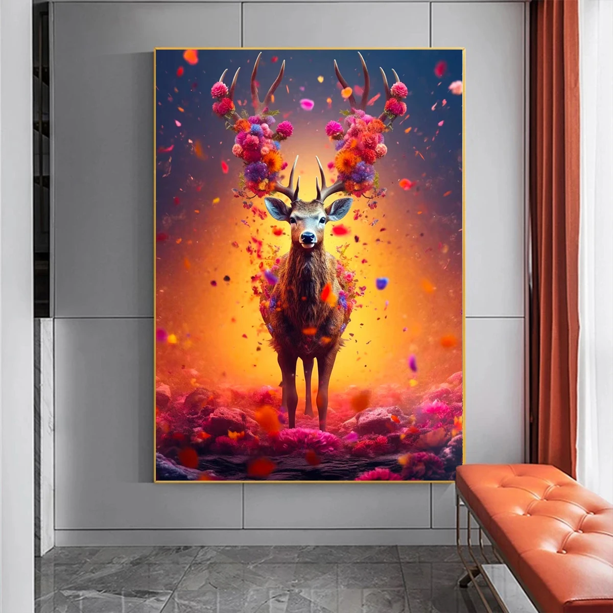 AB Diamond Painting Deer Flowers Rose Antlers Landscape Mosaic Embroidery 5D DIY 2023 New Arrivals Sets Crafts Gifts Home Decor