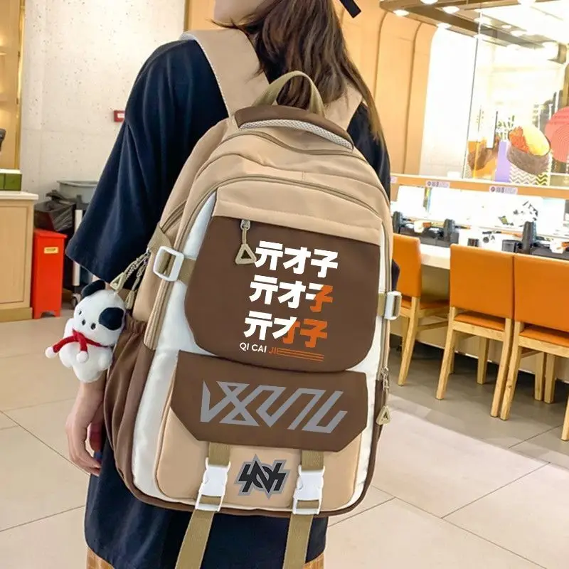 

Zero Zone Game Clever Rabbit House High-Value Boys Girls, Large Capacity Fashionable Double-Shoulder Backpack For Middle And Ani
