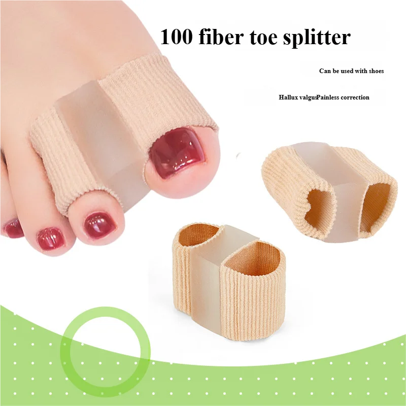 اثنين فاصل أصابع القدم أروح الورم مصحح تقويم العظام قدم العظام الضابط الإبهام مستقيم باديكير أدوات العناية بالقدم #3