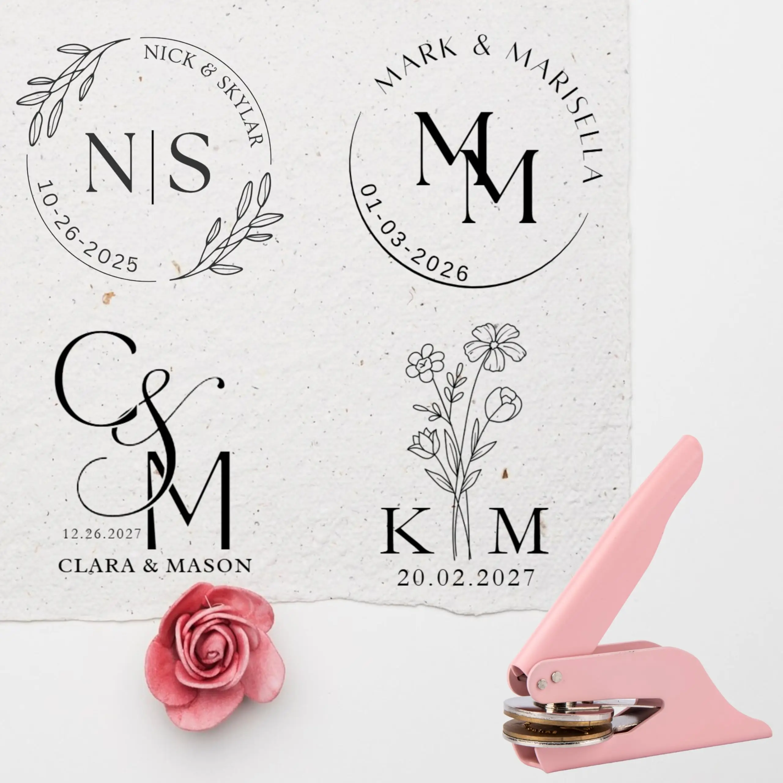 Personalized Book Embosser - 80+ Designs, Custom Ex Libris Library Embosser & Stamp, Perfect Book Lover Gift for Family, Friends