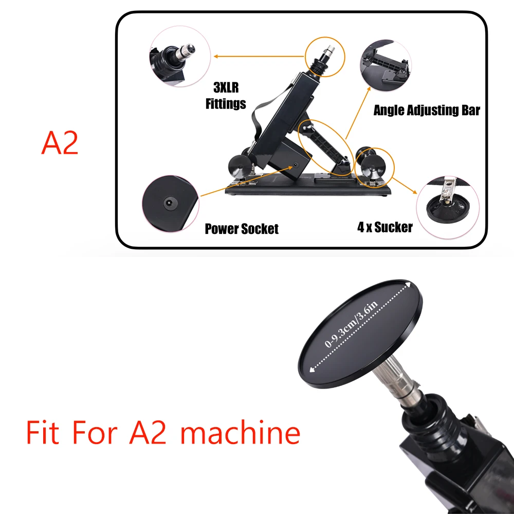 ROUGH BEAST Automatic Sex Machine with Dildo Attachment, Adjustable Speed Thrusting Machine, 3XLR Connector, Adult Toy for Women and Men view 8