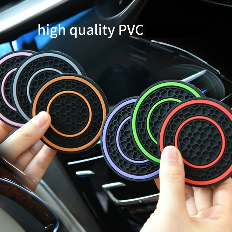 Anti Skid Cup Holders Pad Car Water Cup Holder Pad Non Slip Mat Universal Bottle Holder Insert Mat Auto Drop shipping