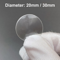 Diameter 20mm 30mm Round Fresnel Lens Focal Length 50mm Flat Magnifying Lenses Optical PMMA Threaded Solar LED Condenser Lens