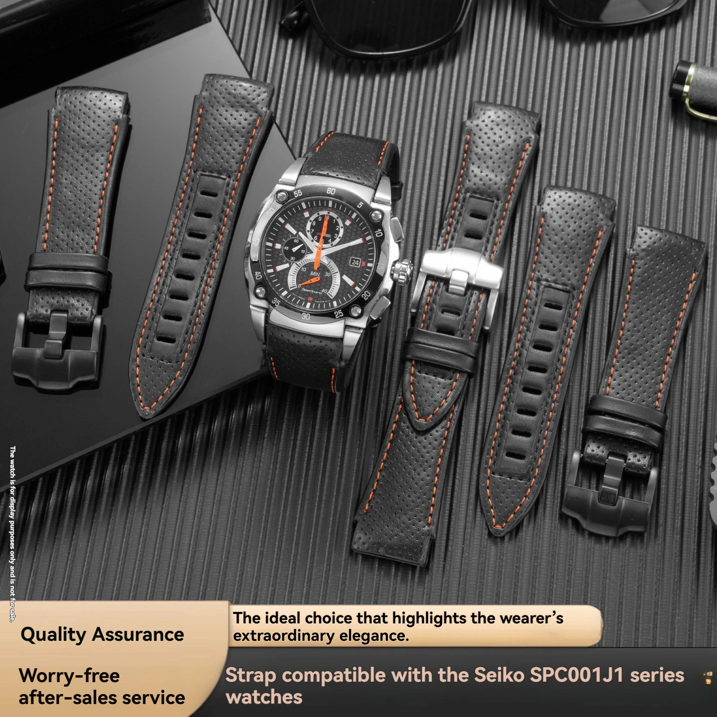 for-seiko-premier-series-men's-watch-accessories-22mm-buckle-leather-strap-compatible-with-spc003-spc039-snj021-and-sna749