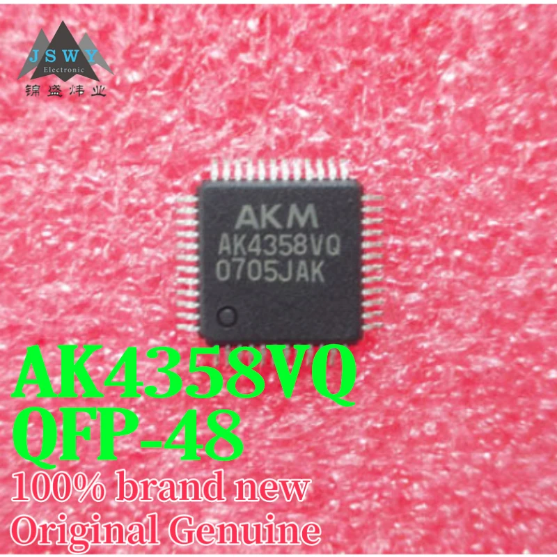(1/5 uds) AK4358VQ AK4358 QFP48 amplificador Chip vulnerable Stock genuino envío rápido nuevo