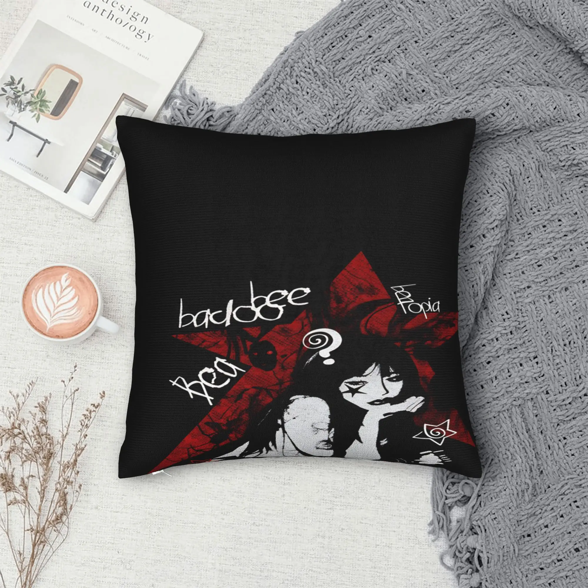 B-Beabadoobee Pylon Pillow Case  Graphic Pillow Cover For Chair Sofa Home Decor Morden Pillowcases