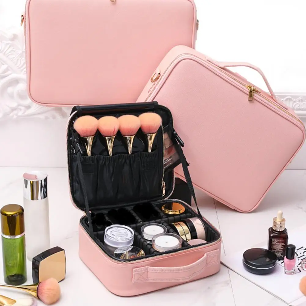 กระเป๋าเครื่องอาบน้ำที่ทนทานเครื่องประดับดิจิตอล tas kosmetik tas kosmetik openging ขนาดใหญ่อุปกรณ์จัดเก็บเครื่องสำอางค์สร้างสรรค์สำหรับบ้าน