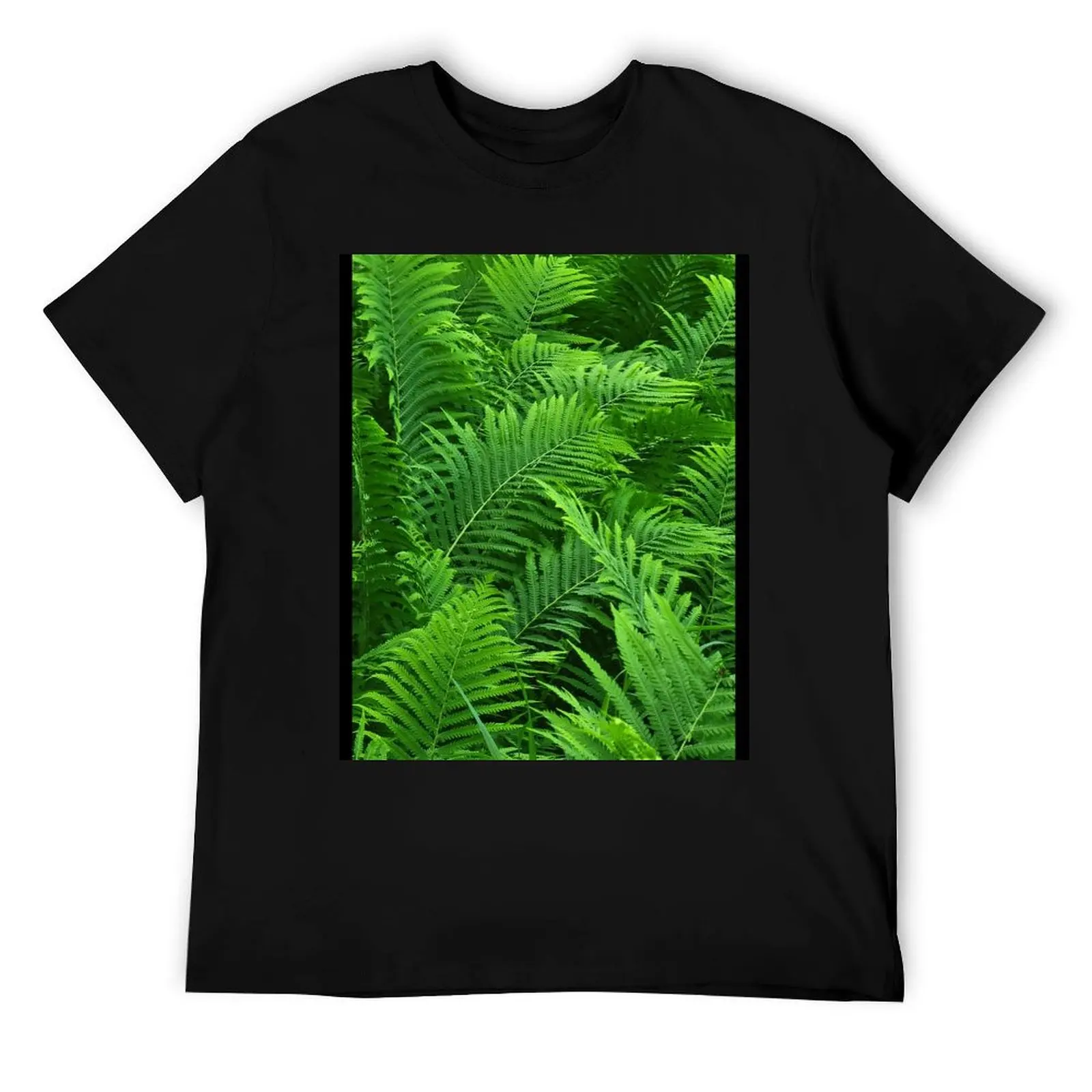 

Ferns InThe Forest T-Shirt anime t shirts for man cotton t shirts man 100% man t shirt graphic T-Shirt