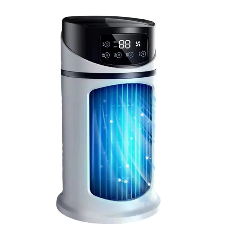 Ventilador De Refrigerador De Ar Condicionado Portátil, Ventilador De Refrigeração De Água Para Escritório