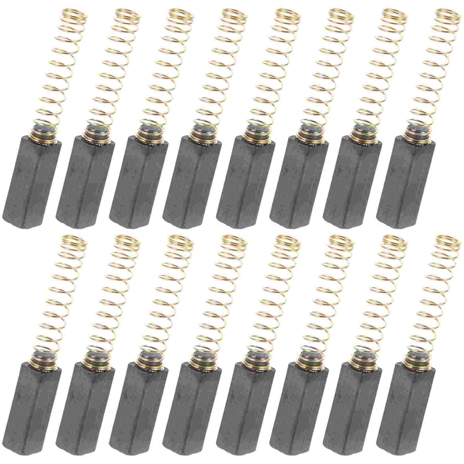 20 Pcs Sewing Machine Carbon Brush for Sewer Motor Cleaning Accessories Old Fashioned Parts Electric Brushes Metal