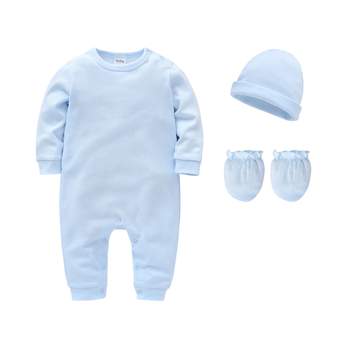 3PCS/lot New Muslin Blank  Baby Clothes Set Boys Baby Clothing Plain Baby Clothing Sets Rompers Newborn Cotton 0-12M