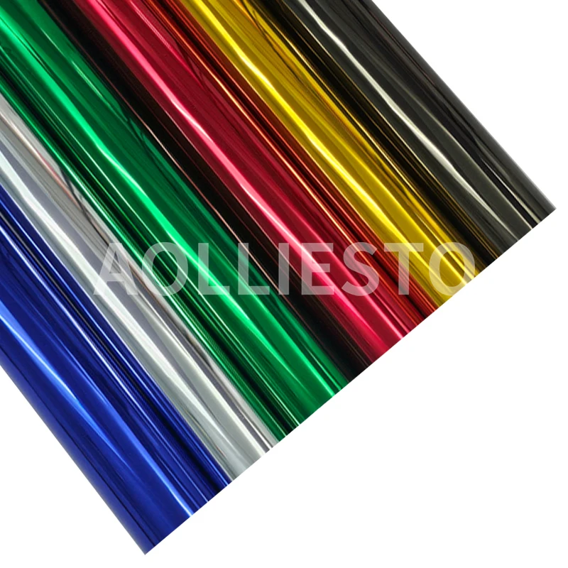 Superhelle Spiegel, galvanisiert, Silber, Tyrant, Gold, Rot, Außen-Autoaufkleber, Auto-Vinyl für Motorrad, Vinyls, Karosseriefolien
