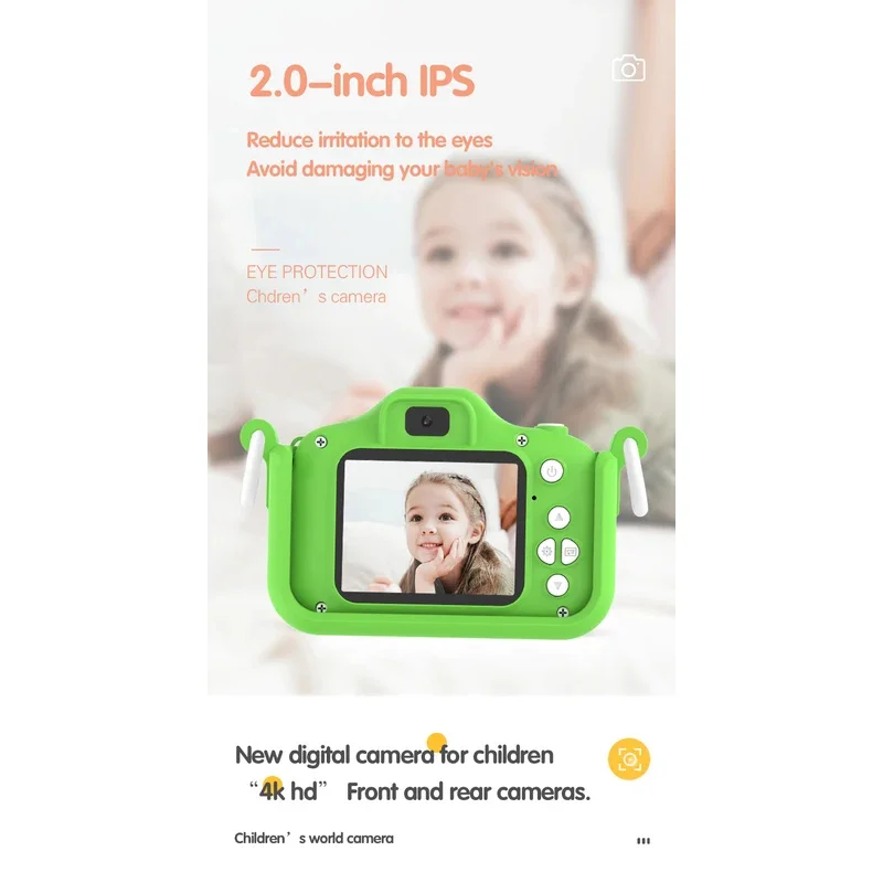 X9s Kinder Kamera Wasserdichte 1080P HD Kamera Video Spielzeug 2 Zoll Farbe Display Outdoor Kamera SLR Kamera Kind spielzeug TF Speicher Karte