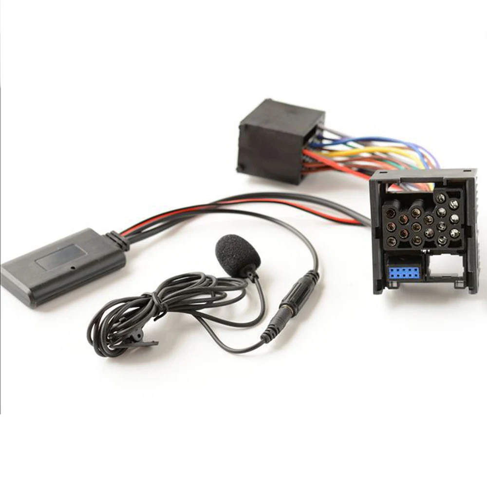 10-pinowy adapter stereo Bluetooth AUX Samochodowe gniazdo multimedialne stereo kompatybilne z akcesoriami samochodowymi BMW E46 — zdjęcie 3
