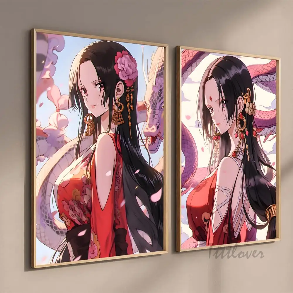 Anime Poster Paper Print Home Living Room Bedroom Entrance Bar Restaurant Cafe Art O-ONE L-Luffy P-PIECE Painting Decoration