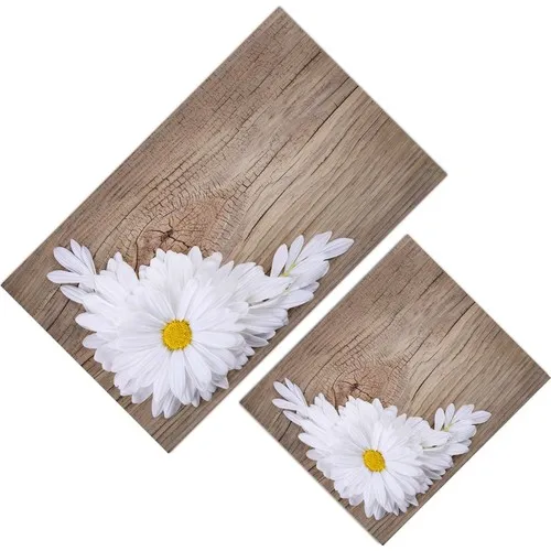 Cici Design Wooden Floor Fresh Daisy Closet Takımı-60x100-50x60