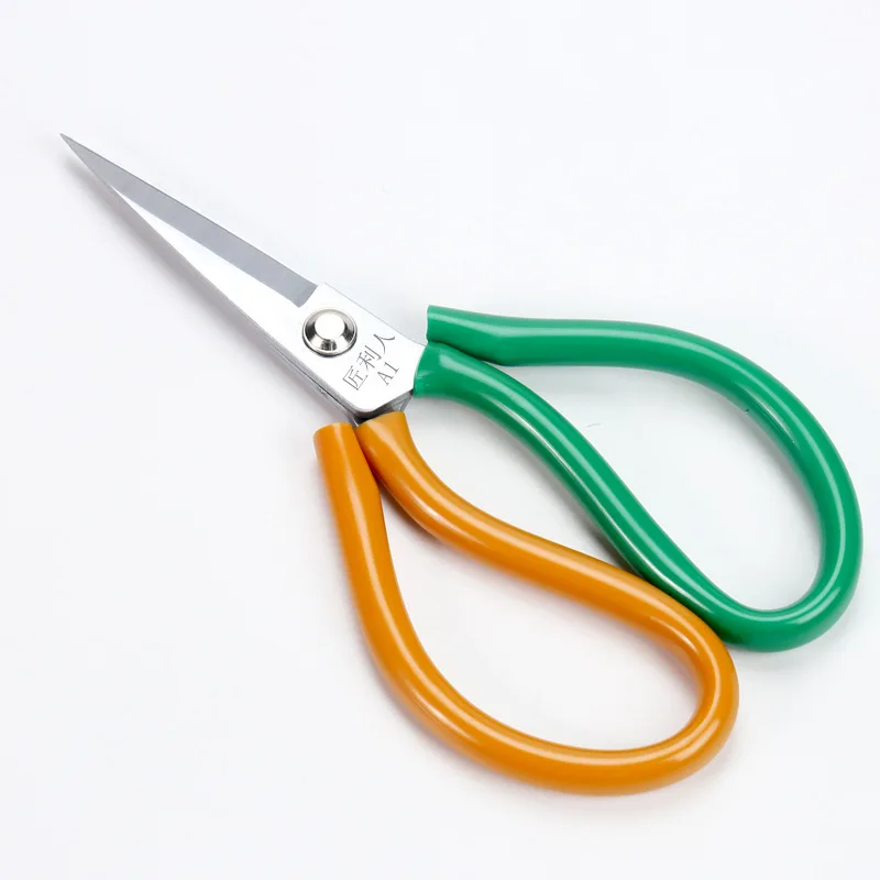 Household Steel Kitchen Scissors Industrial Civilian Leather Tailor Sewing Cloth Sharp Pointed Scissors