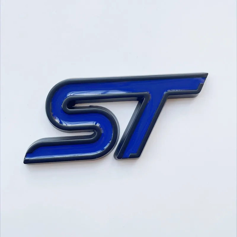 Autocollant Rouge Argent R) 3D Métal R Line R Logo Calandre Avant Emblème Voiture Arrière