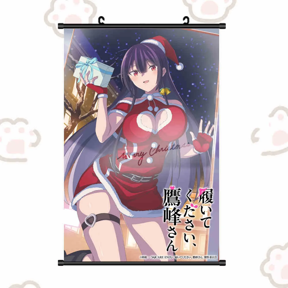 Anime proszę umieścić, Takamine-san Takane plakat Shirota Koushi Ellie Evergreen Cosplay przewiń mural ścienny powiesić plakat Decor