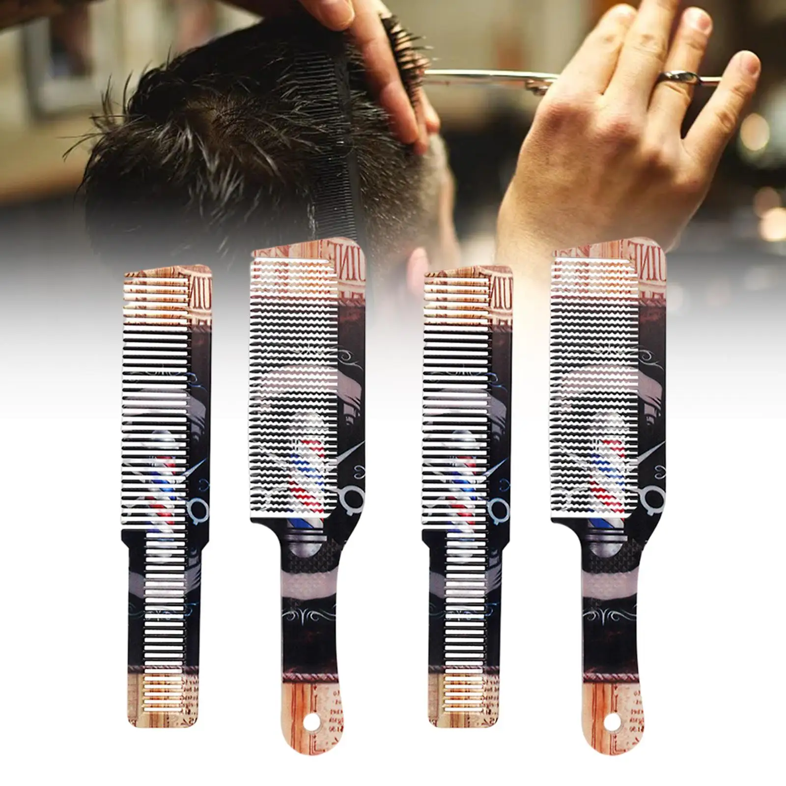 

Расческа для стрижки волос с плоским верхом, профессиональная расческа для укладки волос для стилистов, домашняя парикмахерская, стрижка, салон