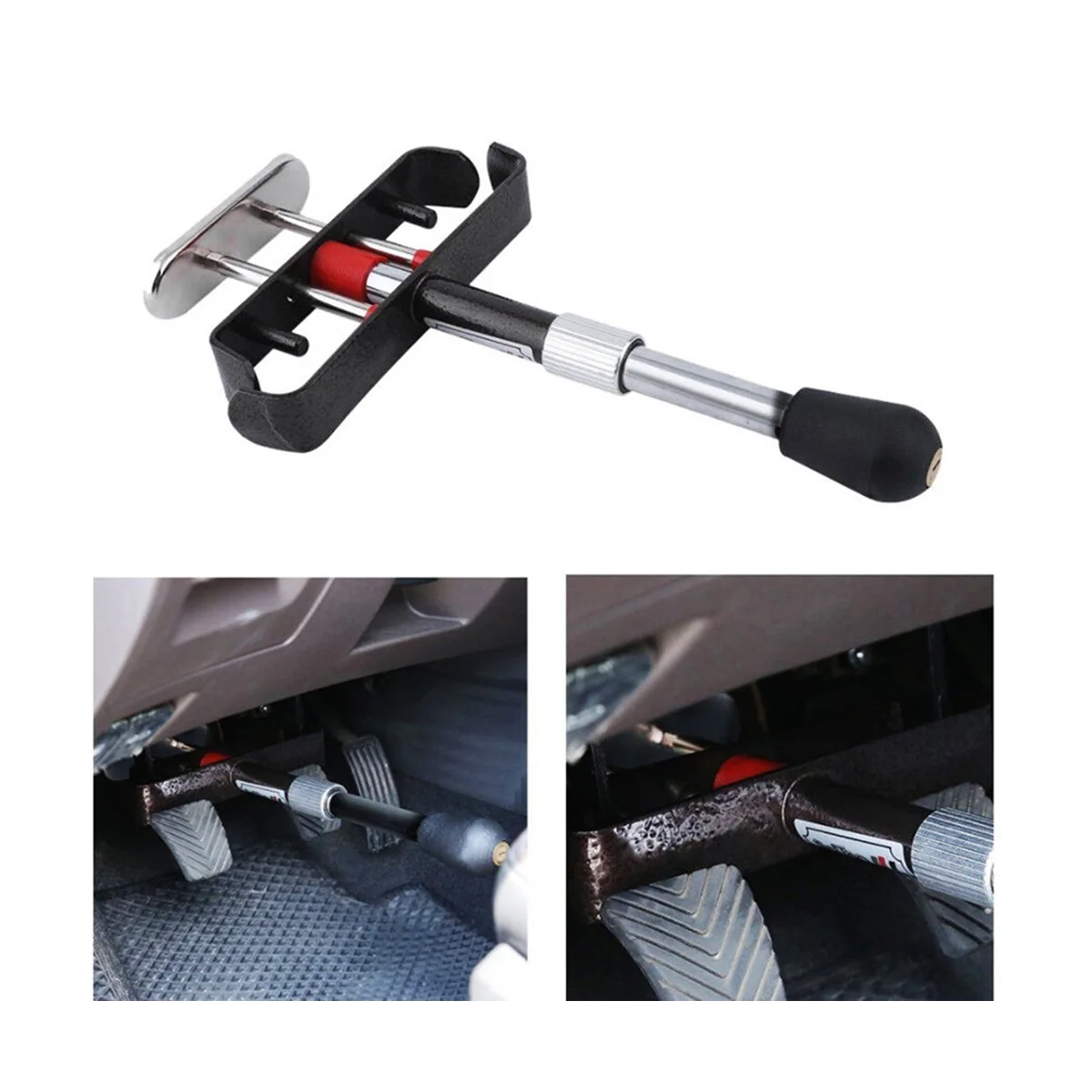 Clutch Pedal Anti-Theft Lock Car Lock Suit for Manual Transmission Safety Car Maintenance Accseeories