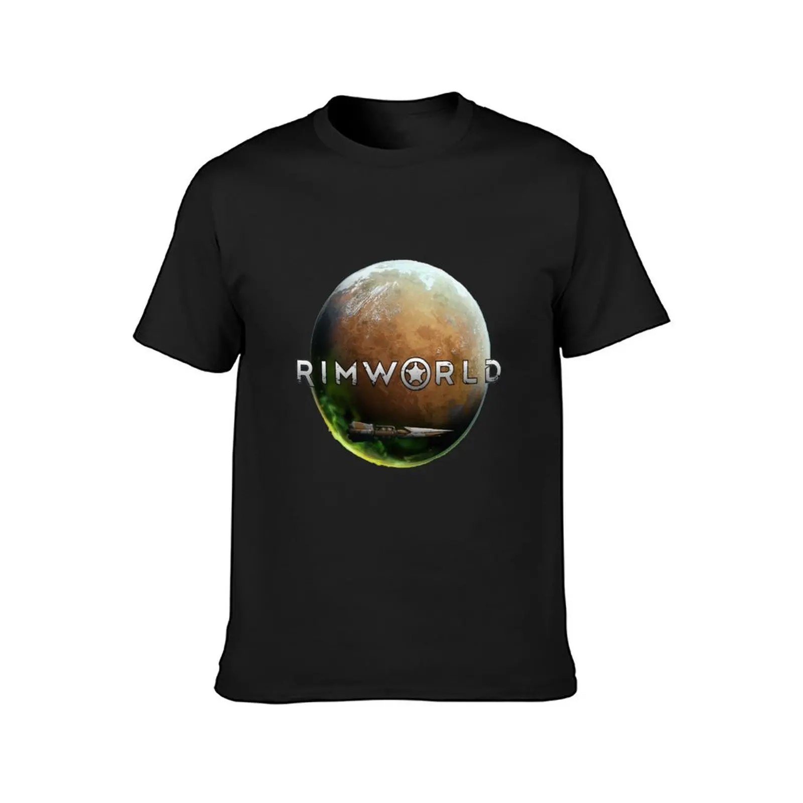 Planet Rimworld T-Shirt plus sizes anime clothes vintage clothes for men