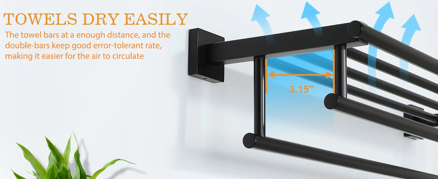towel rack for bathroom