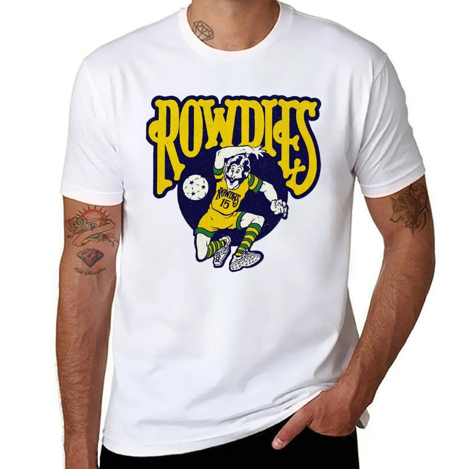 

Logo of the Old Defunct Tampa Bay Rowdies Soccer Team (1975-1993) T-Shirt t shirts for man pack white man t shirt heavy cotton