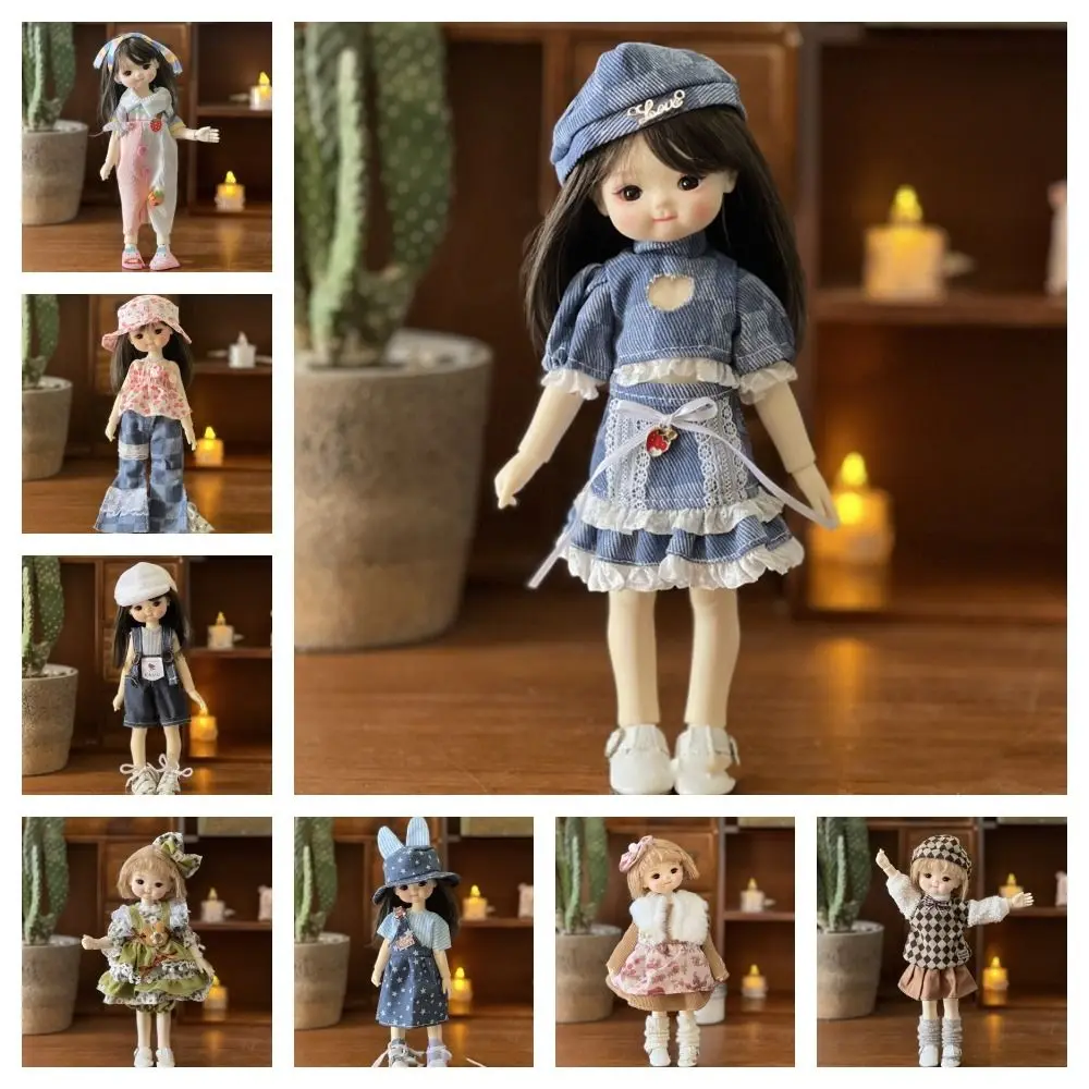 

Toy Accessories BJD Doll's Clothes Toy Clothes 3D Eyes Simulated Eye Hinge Doll Dress 30cm 1/6 BJD Removable Joints Doll