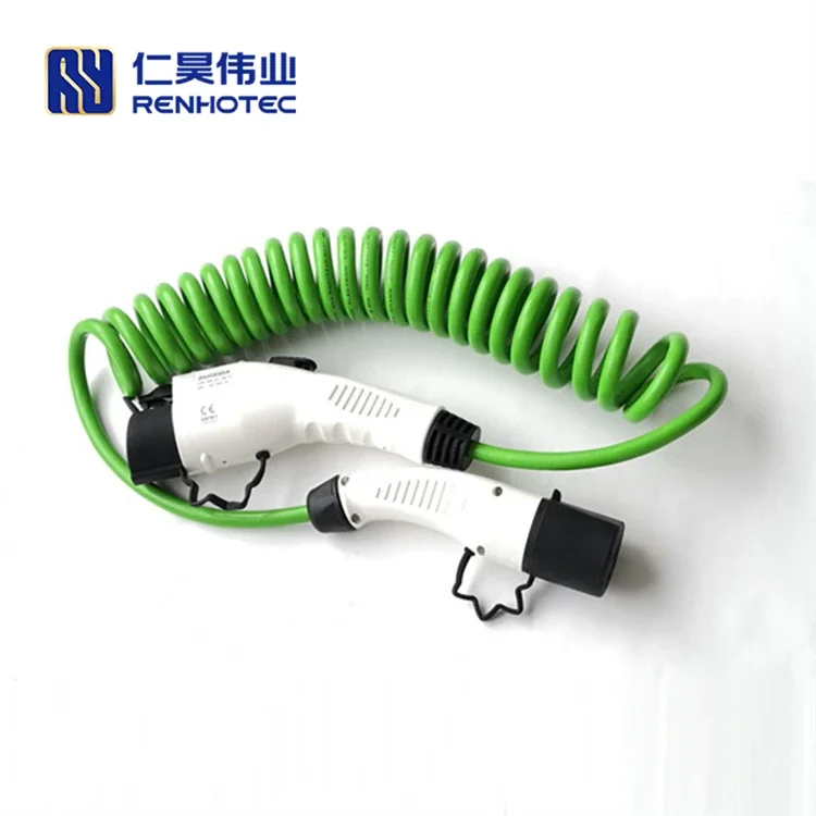 Cavo di ricarica per veicoli elettrici di tipo 2 modalità 3 da 32 A maschio a femmina