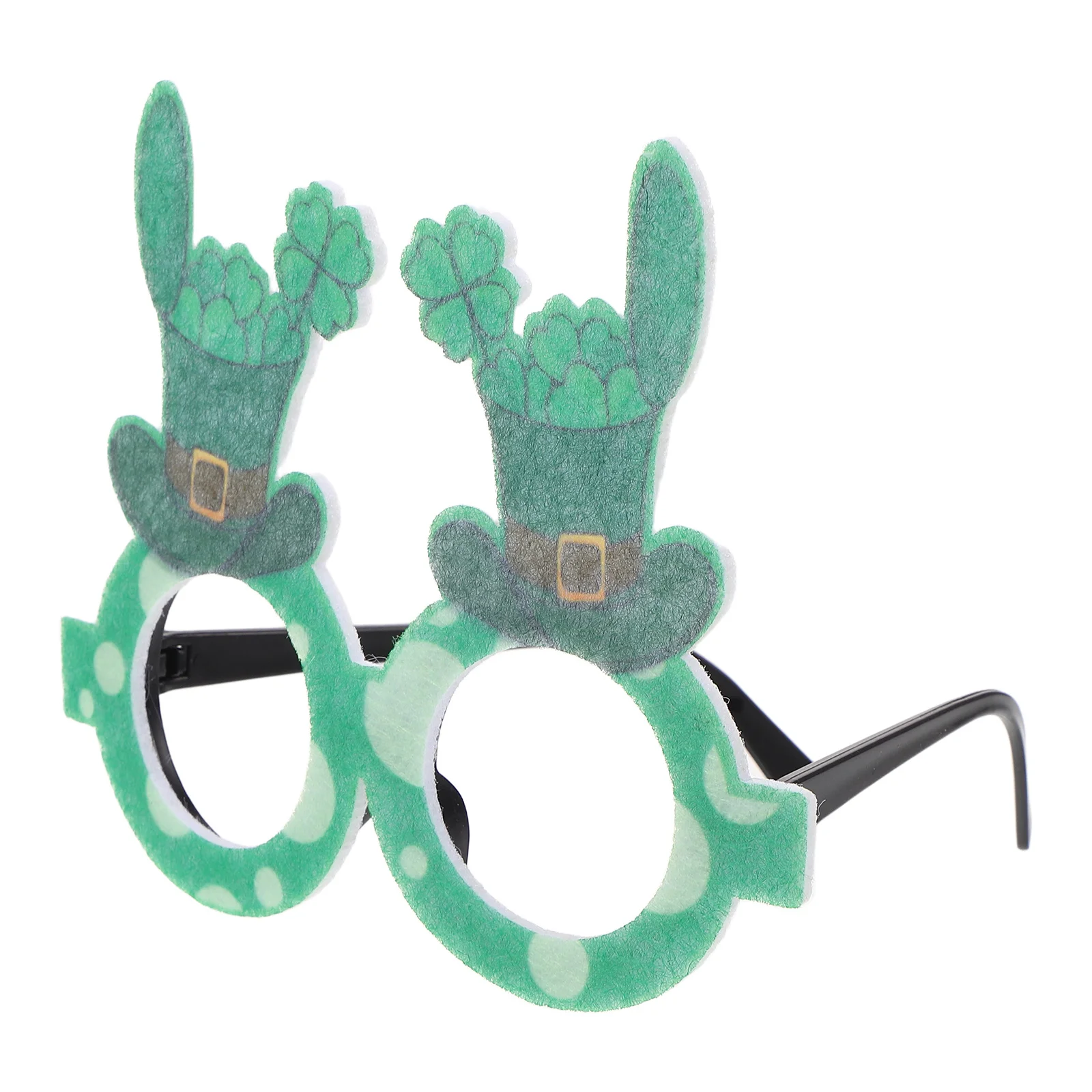

St Patricks Day Shamrock Glasses Party Eyewear Irish Accessories Creative Design Lightweight Comfortable Festival Decor