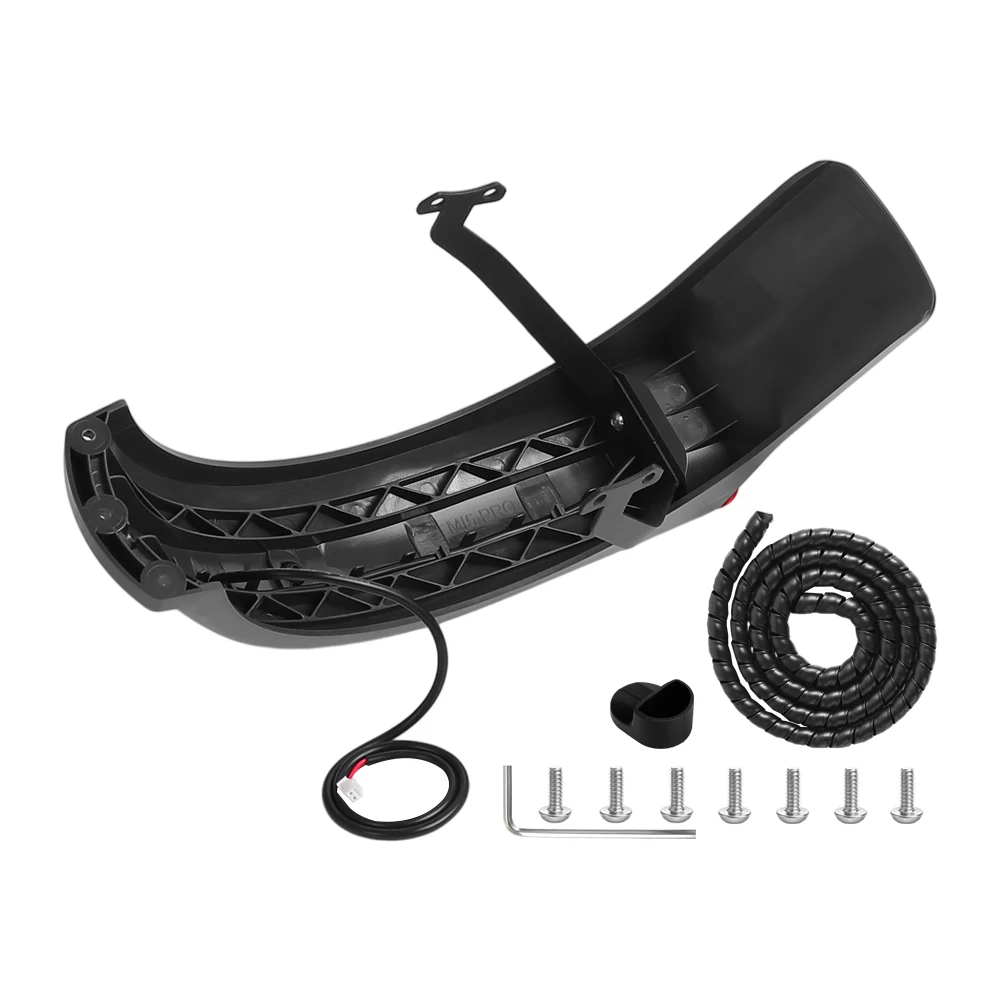 

Комплект заднего фонаря и кронштейна для Xiaomi 5 Pro: защита от грязи, крепление для тормозного света, проводка, защитная трубка, аксессуары для самоката