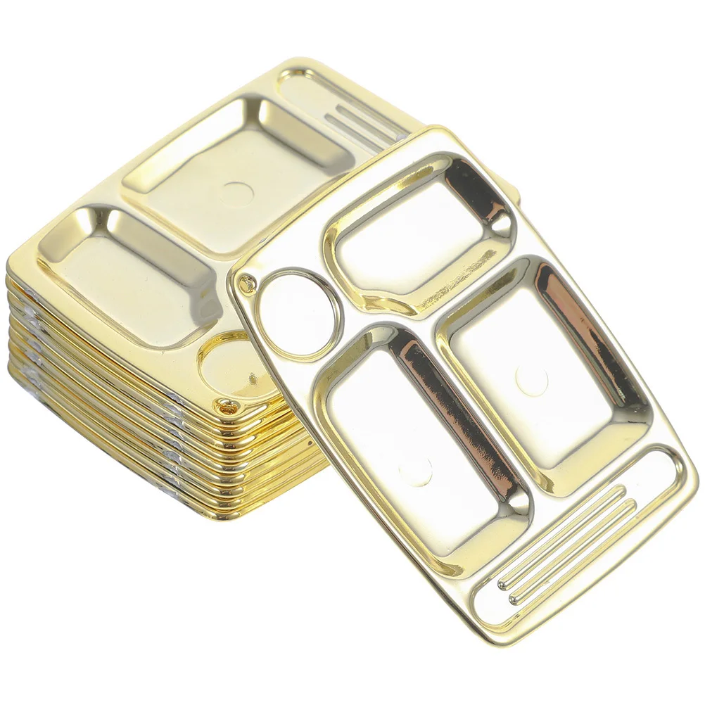 12 vassoi da portata in miniatura ad alta simulazione, dimensioni compatte per bambini, giochi di finzione, accessori per casa delle bambole, micro decorazione da cucina