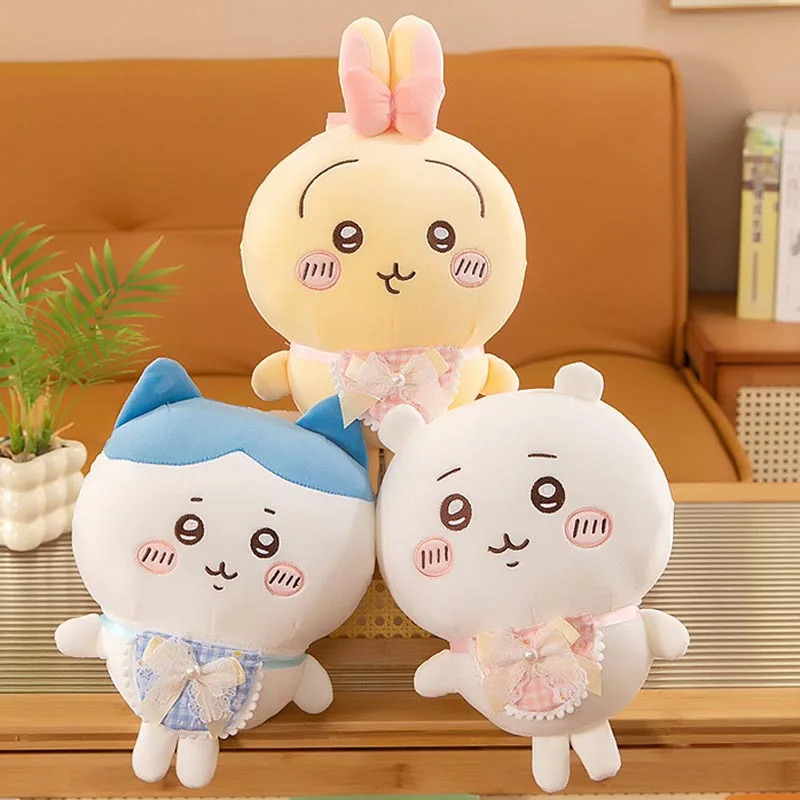 

30cm Cute Cartoon Kawaii Chiikawa Hachiware Usagi Plush Doll Pillow Decoration Birthday Gift Toy