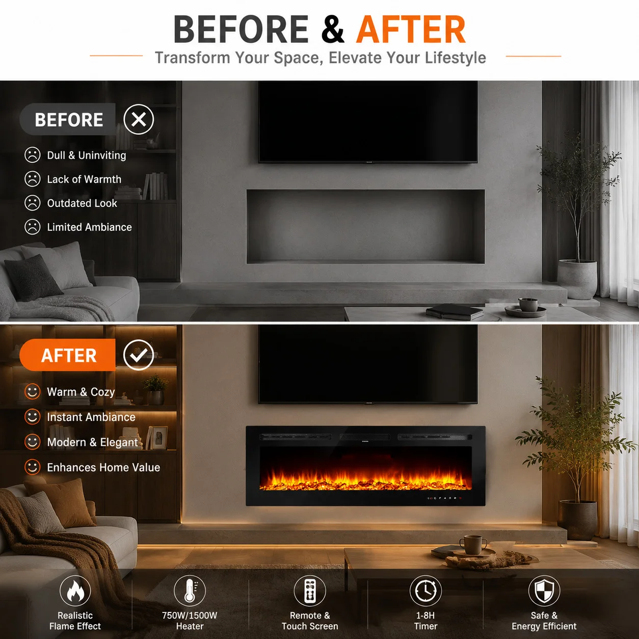 Thumbnail 2 - #15 Best Electric Fireplace Heaters to Buy In 2026