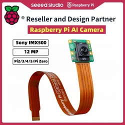 Raspberry Pi Al Camera with 12MP Sony IMX500 Sensor Camera for Raspberry Pi 5/Pi 3/ Pi 4/Pi Zero/Pi 2, on-board AI acceleration