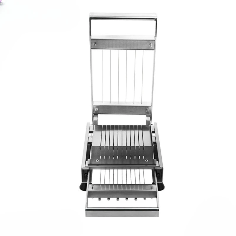 

Commercial Chocolate Cutter Stainless Steel Fudge Food Cutter Manual Black Truffle Cake