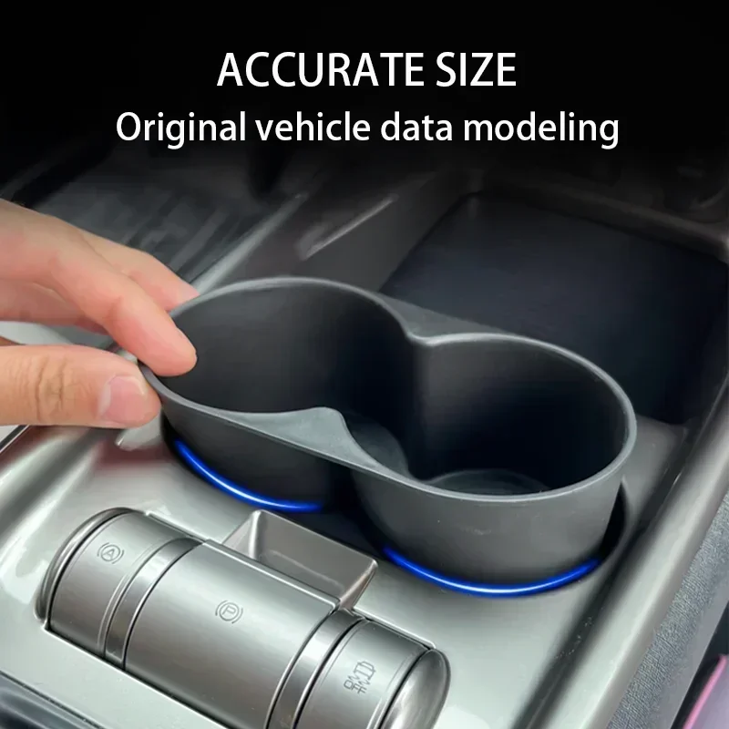 

For BYD Dolphin 2022 2023 2024 Central control water cup holder Silicone Case Anti slip and waterproof Car accessories