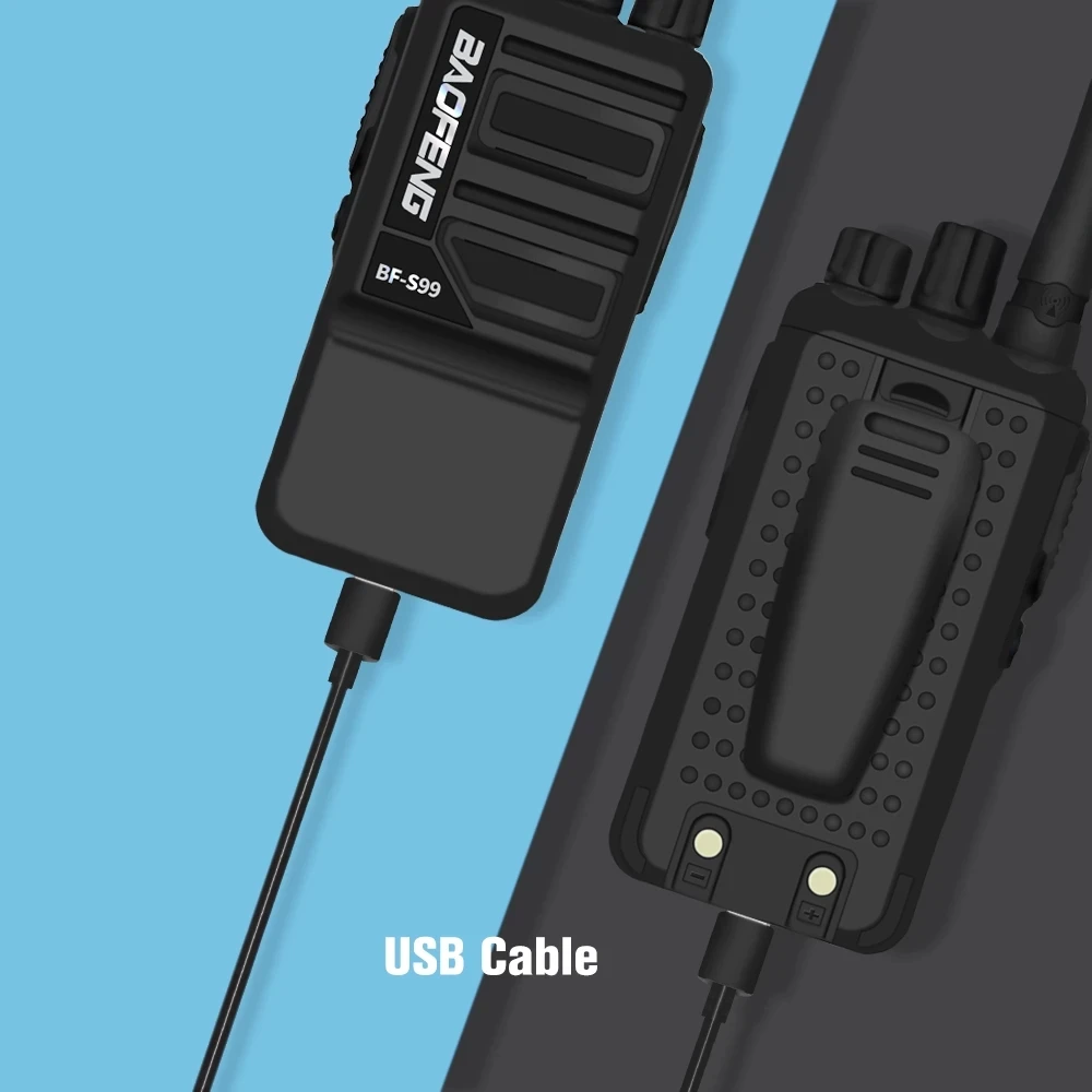 Baofeng BF-S99 Walkie Talkie 8W 4800mAh Li-on Battery Powerful  Long Range Portable Two Way Ham Radio Update BF-888S Intercom